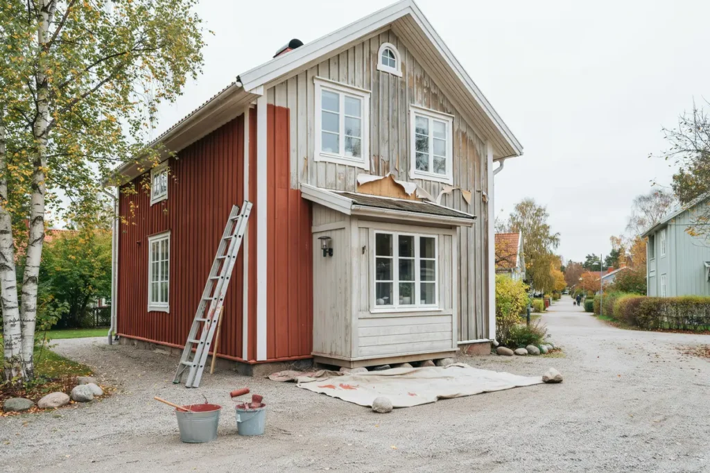 m la om huset sj lv eller anlita proffs praktisk guide till kostnad tids tg ng och resultat
